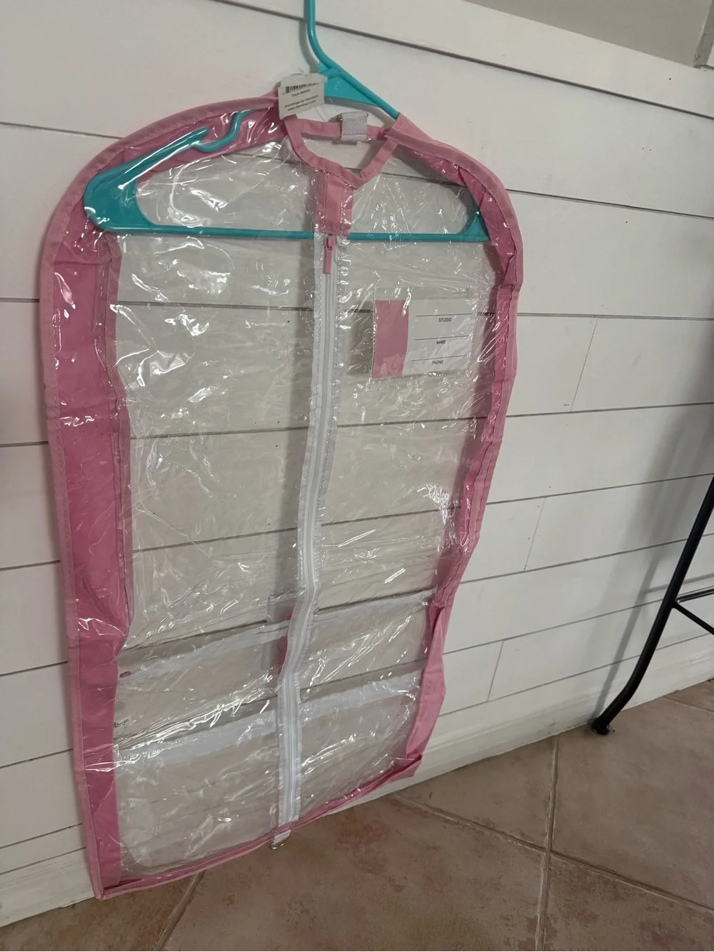 THREE NWT DansBagz Danshuz Pink Clear Competition Dance Garment Bags B595